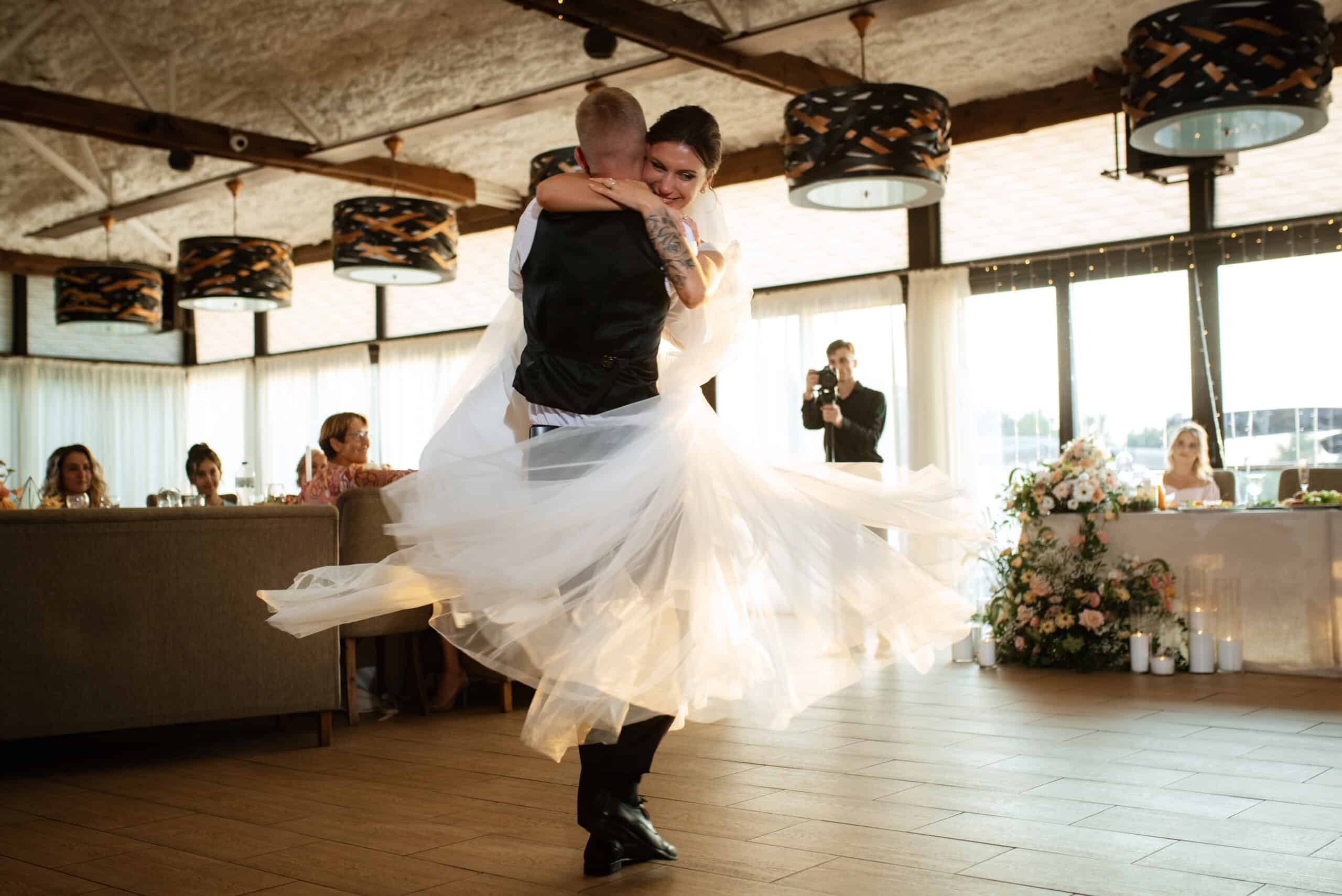first wedding dance bride groom scaled