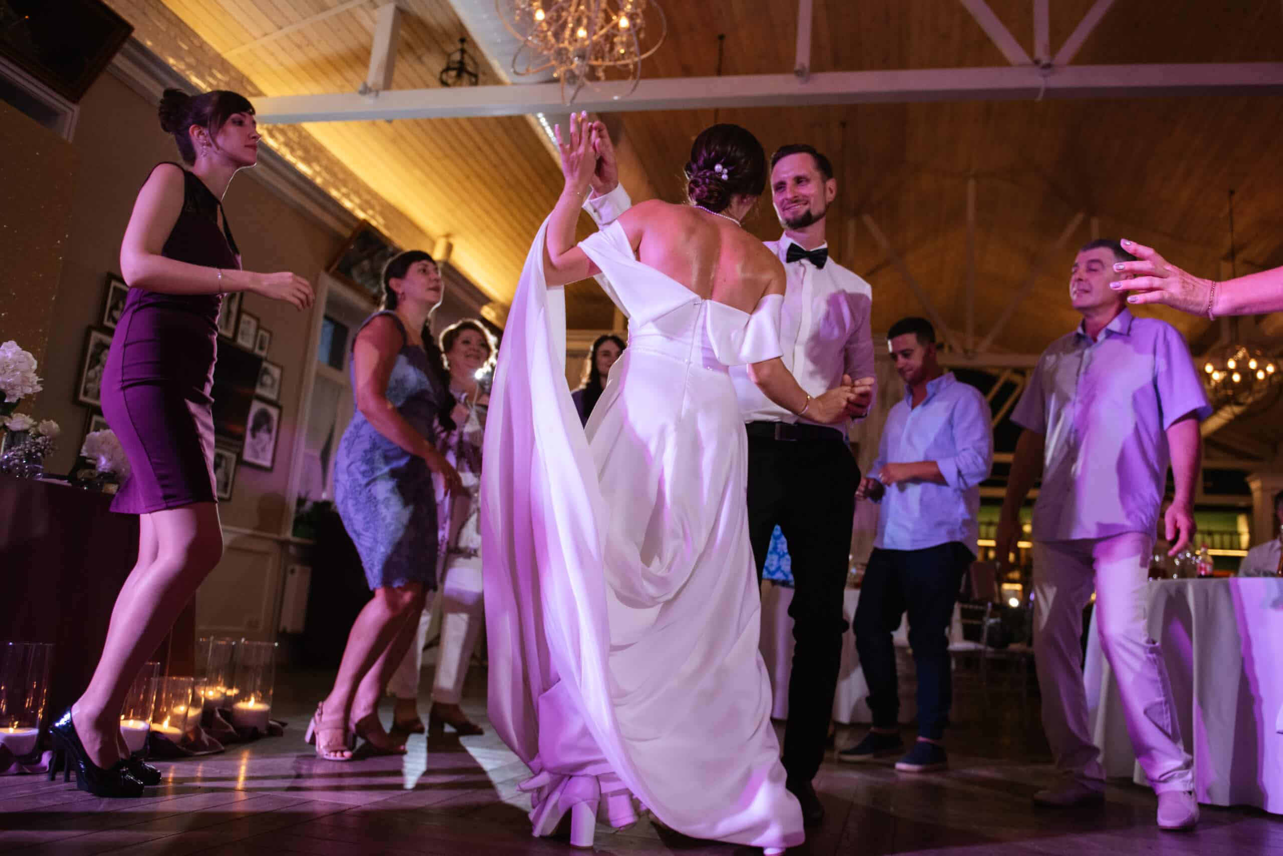 Silke Otte 4 first dance bride groom inside restaurant scaled