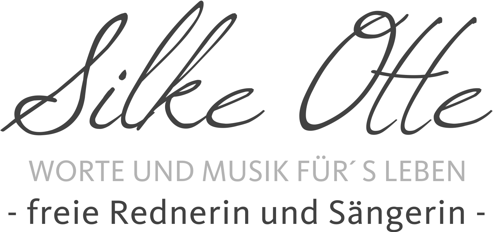 Silke Otte – freie Rednerin und Sängerin